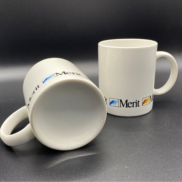 Merit Cigarette Coffee Cup Mug Set Of 2 - Picture 2 of 6